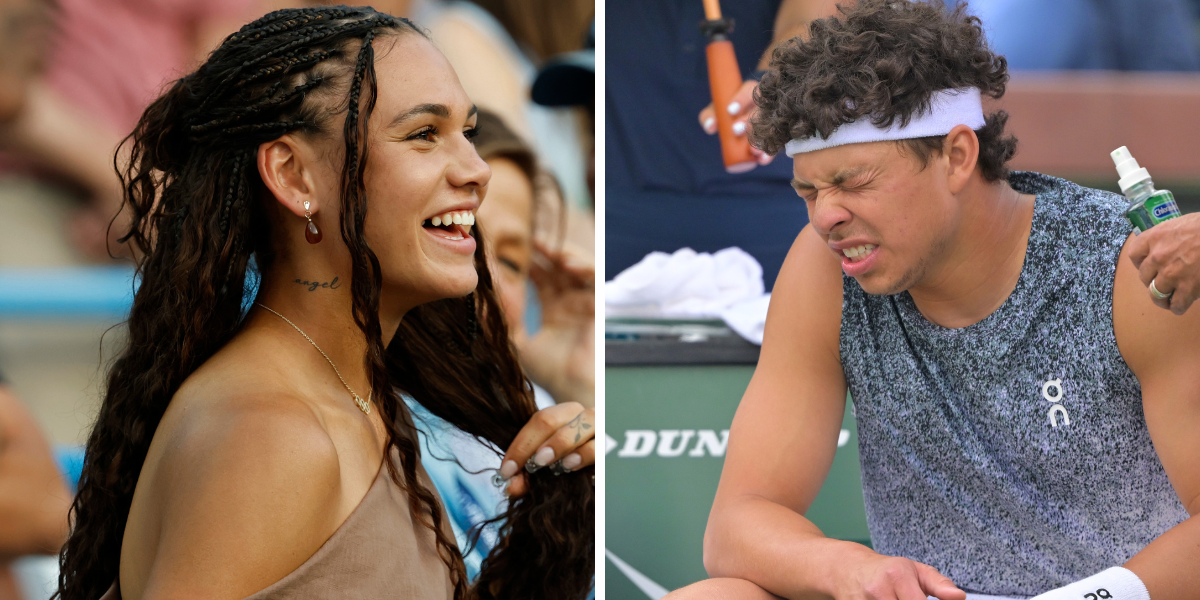 L: Trinity Rodman, R: Ben Shelton. Source: Imagn
