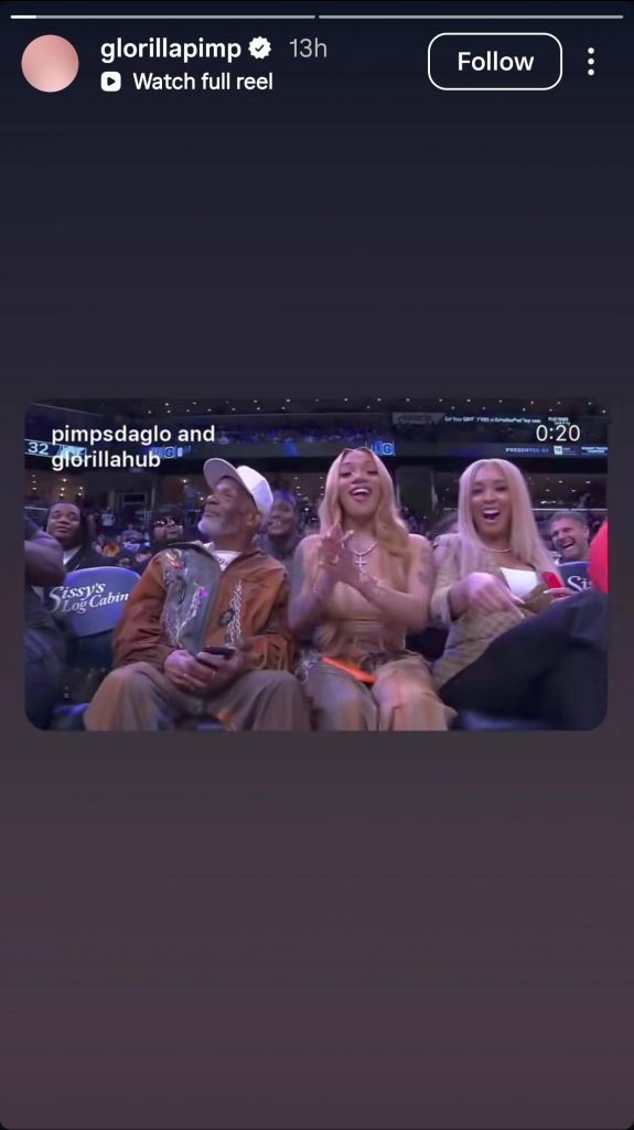 GloRilla&rsquo;s Instagram story