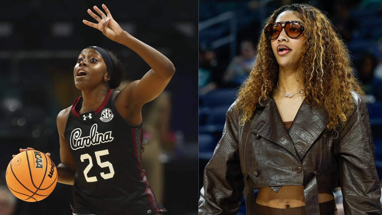 Raven Johnson Drops 2-Word Message As Angel Reese Makes Her Way to Atlanta Dream - Source: Imagn