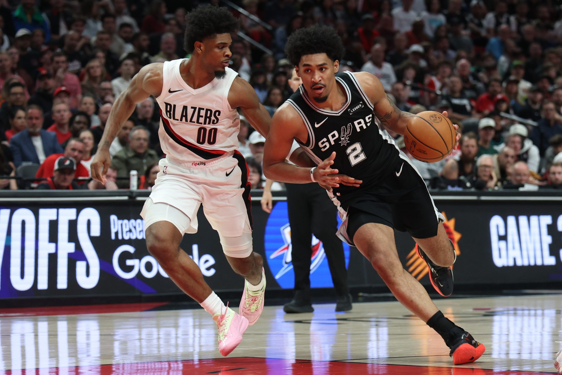 San Antonio Spurs vs Portland Trail Blazers - 2025-26 NBA playoffs, first round - Source: Imagn Images