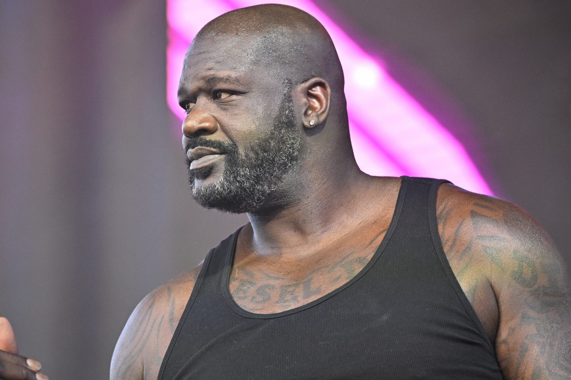Shaquille O'Neal, also known as DJ Diesel, performs before the 2025 Cotton Bowl and quarterfinal game of the College Football Playoff at AT&T Stadium - Source: Imagn Images