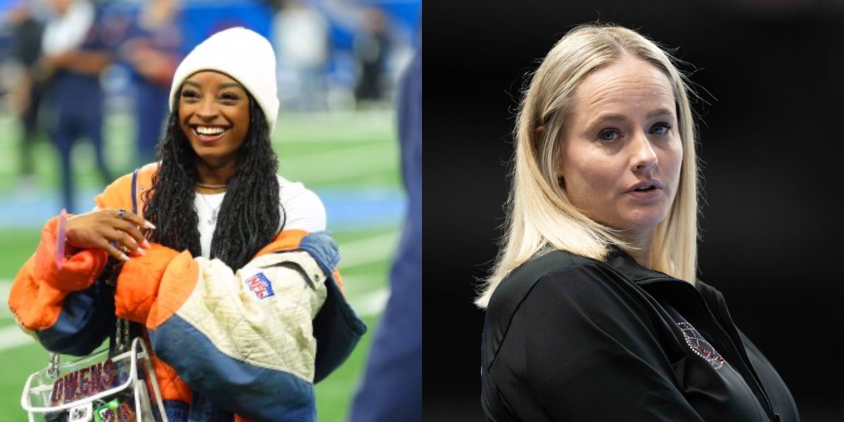 Simone Biles and Cecile Landi - Source: Imagn images