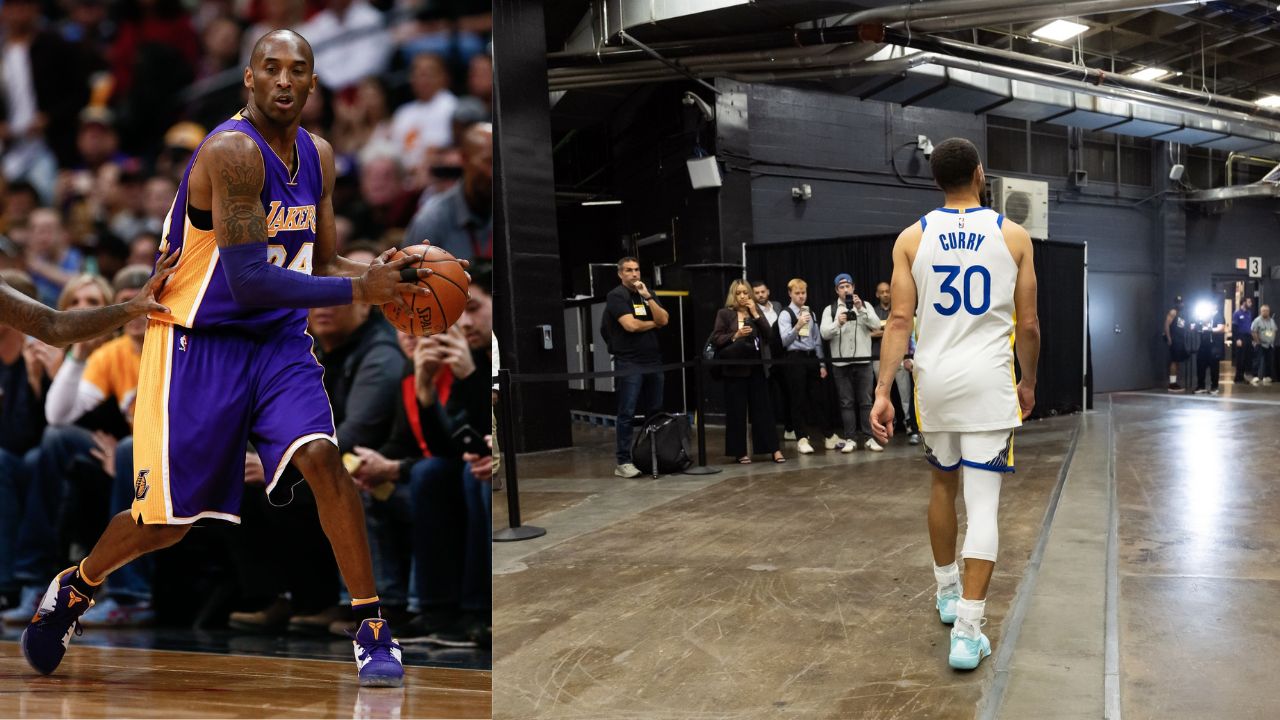 Kobe Bryant and Steph Curry - Source: Imagn Images