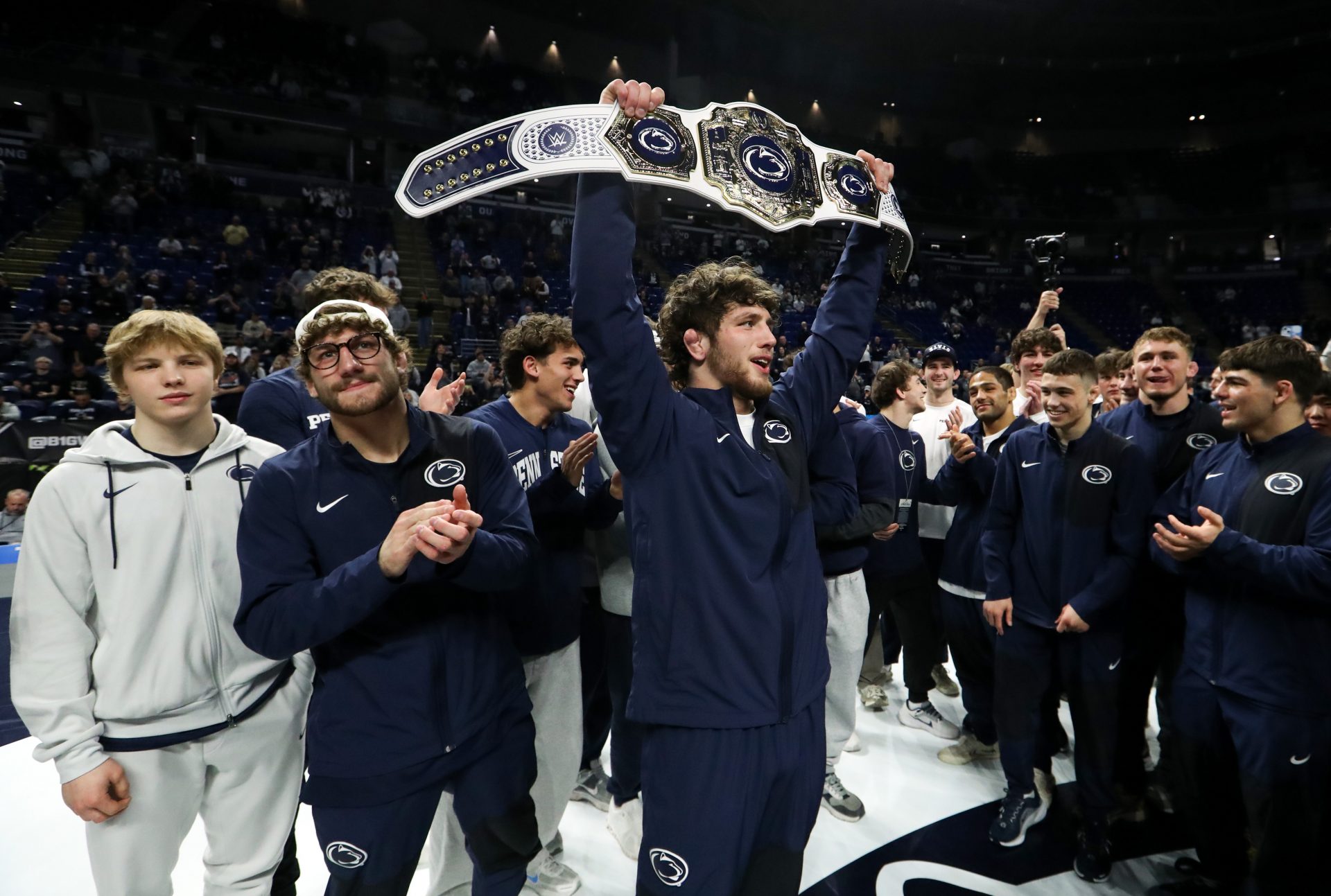 The Penn State wrestling team - Source: Imagn images