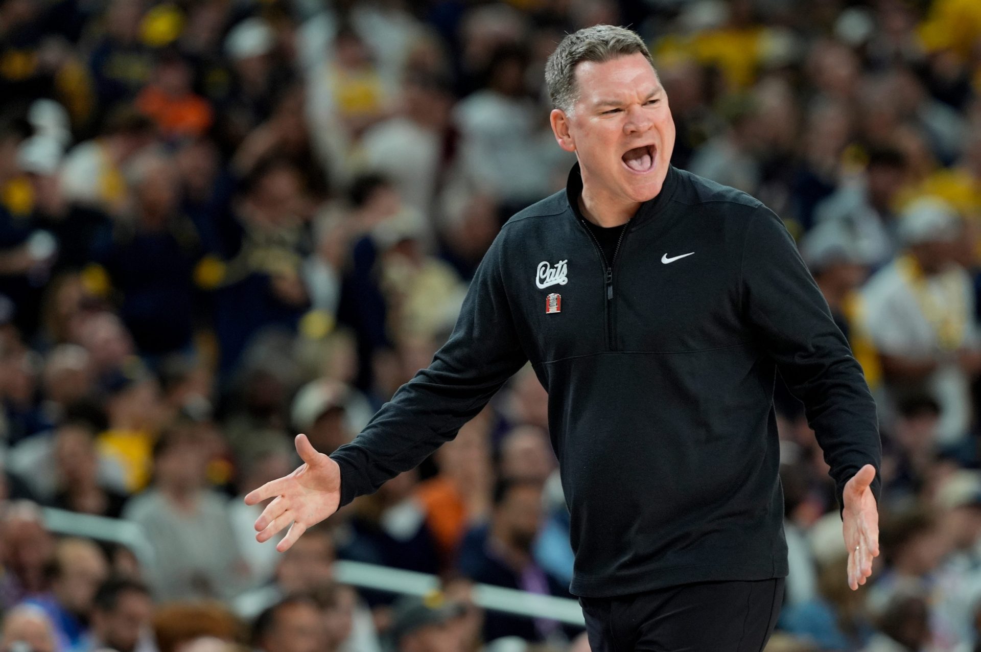 Tommy Lloyd - Arizona vs. Michigan - Source: Imagn.