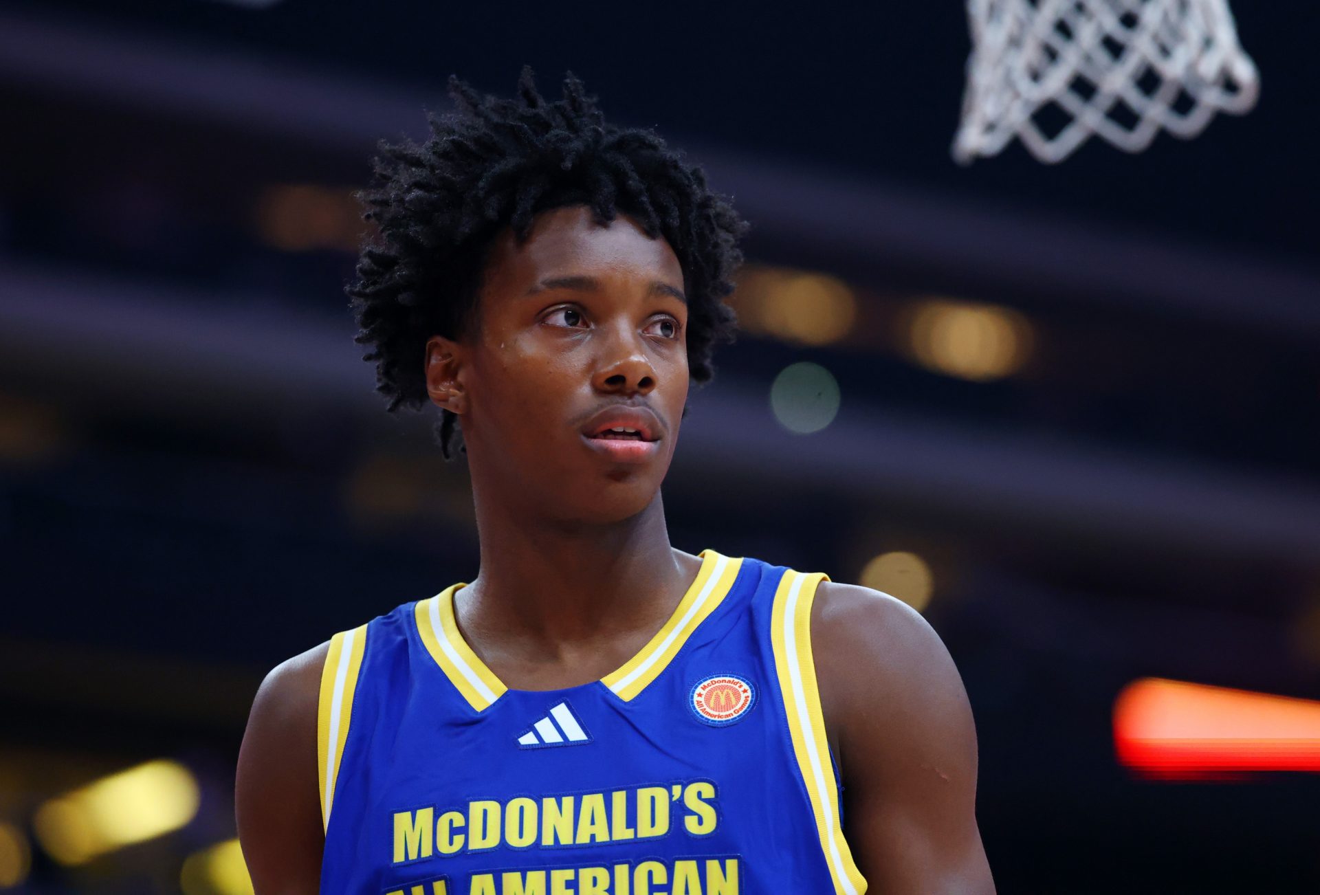 Christian Collins (11) during the McDonalds All American Boys Game at Desert Diamond Arena. Source: Imagn