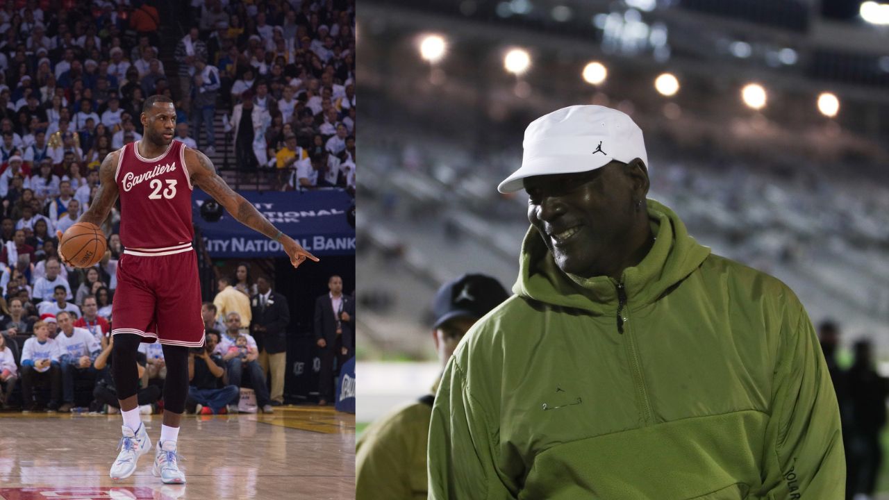 LeBron James and Michael Jordan - Source: Imagn Images