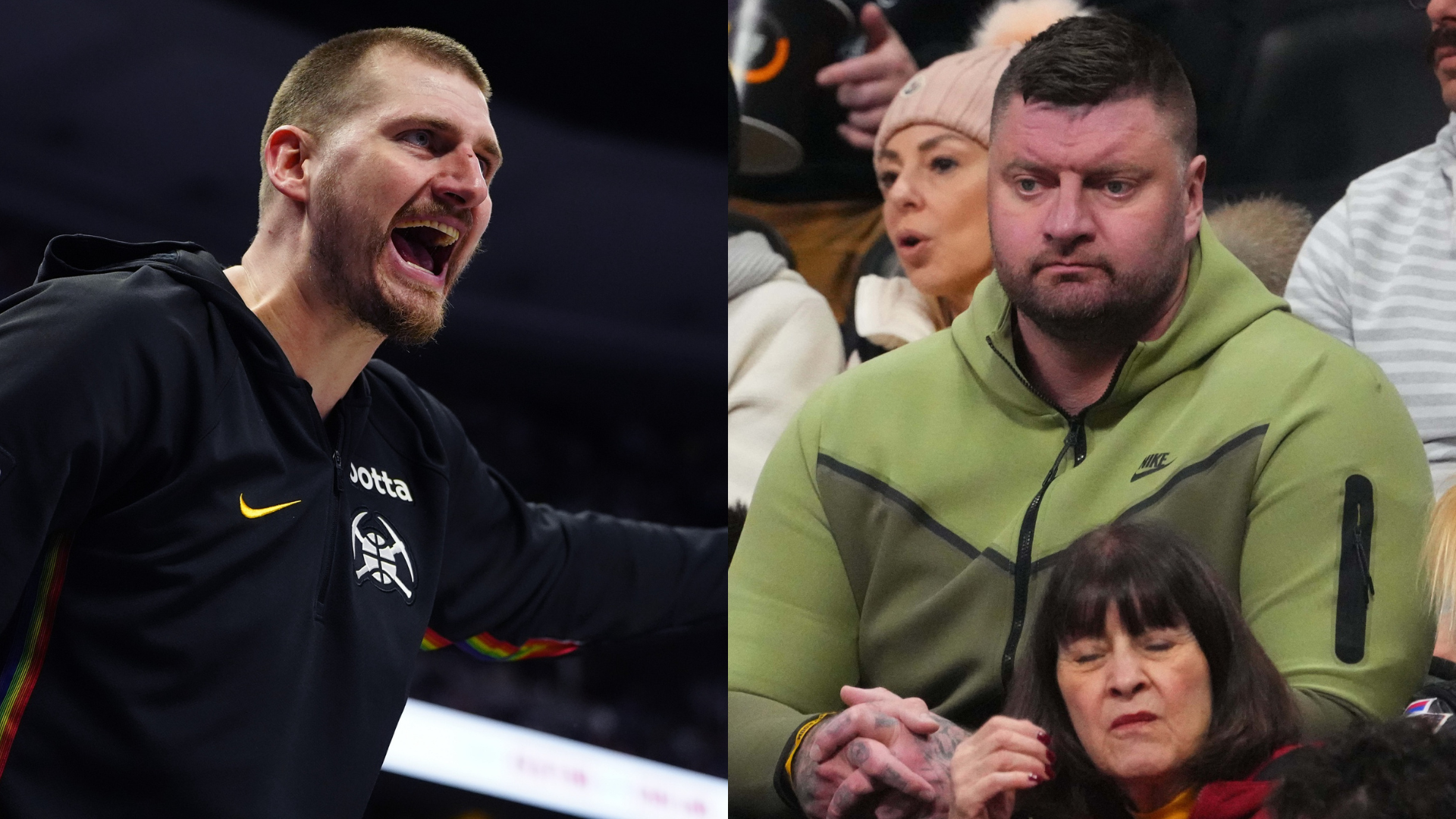 Nikola Jokic and his brother Strahinja Jokic - Source: Imagn
