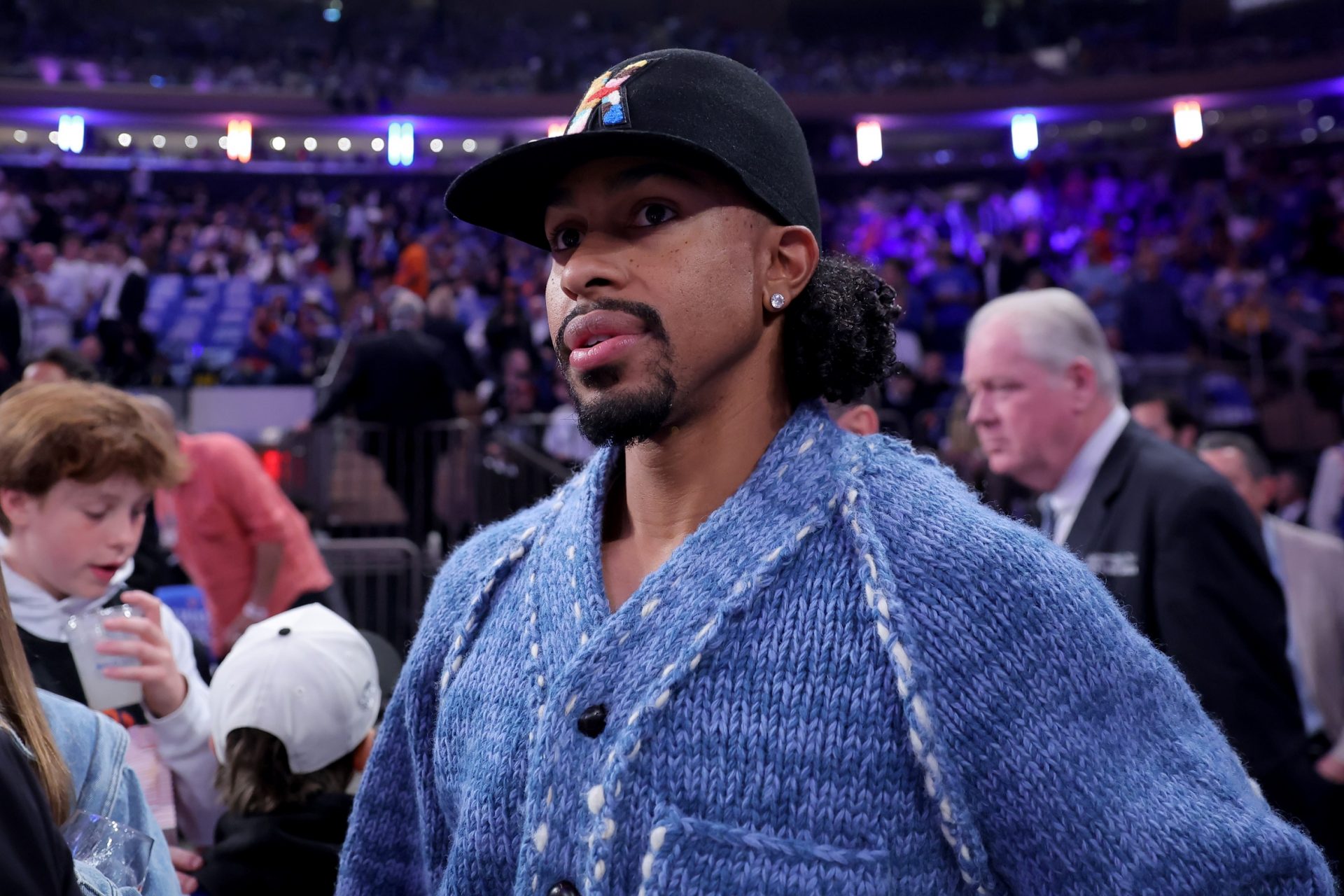 Francisco Lindor - Knicks vs. 76ers Playoff Game at MSG | Source: Imagn
