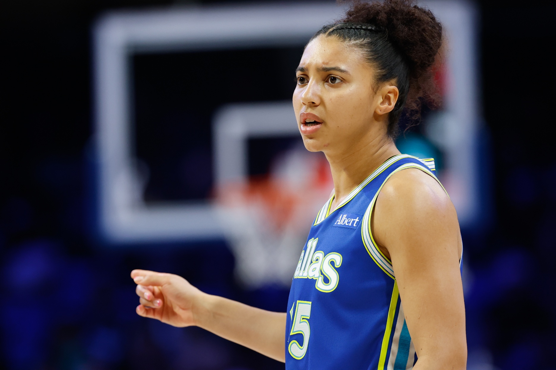 Dallas Wings guard Azzi Fudd.
Source: Chris Jones-Imagn Images