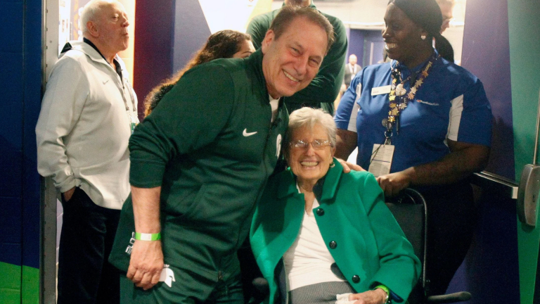 Tom Izzo and Dorothy Izzo. - Source: Spartans Wire