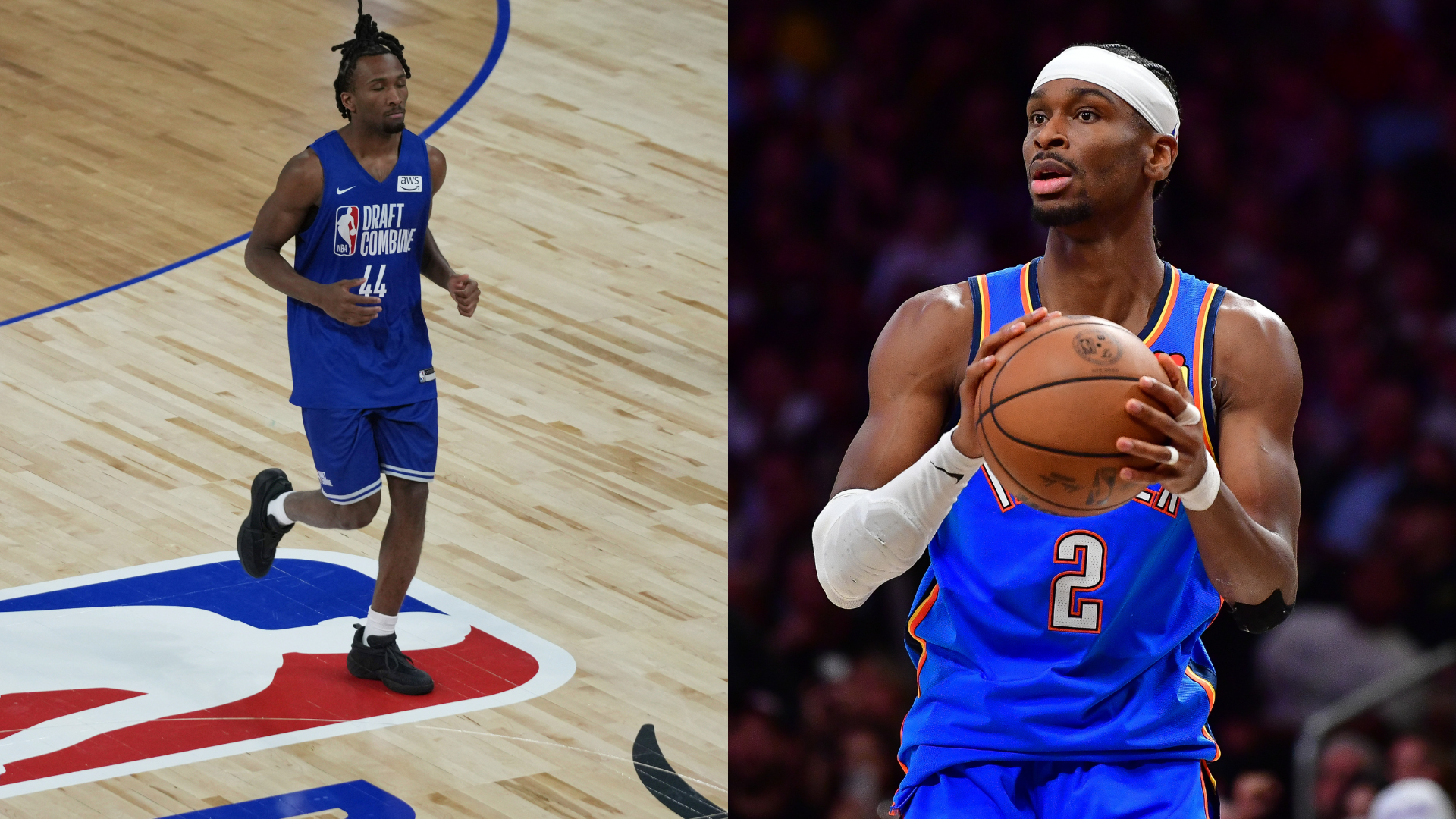 Darryn Peterson, Shai Gilgeous-Alexander - Source: Imagn