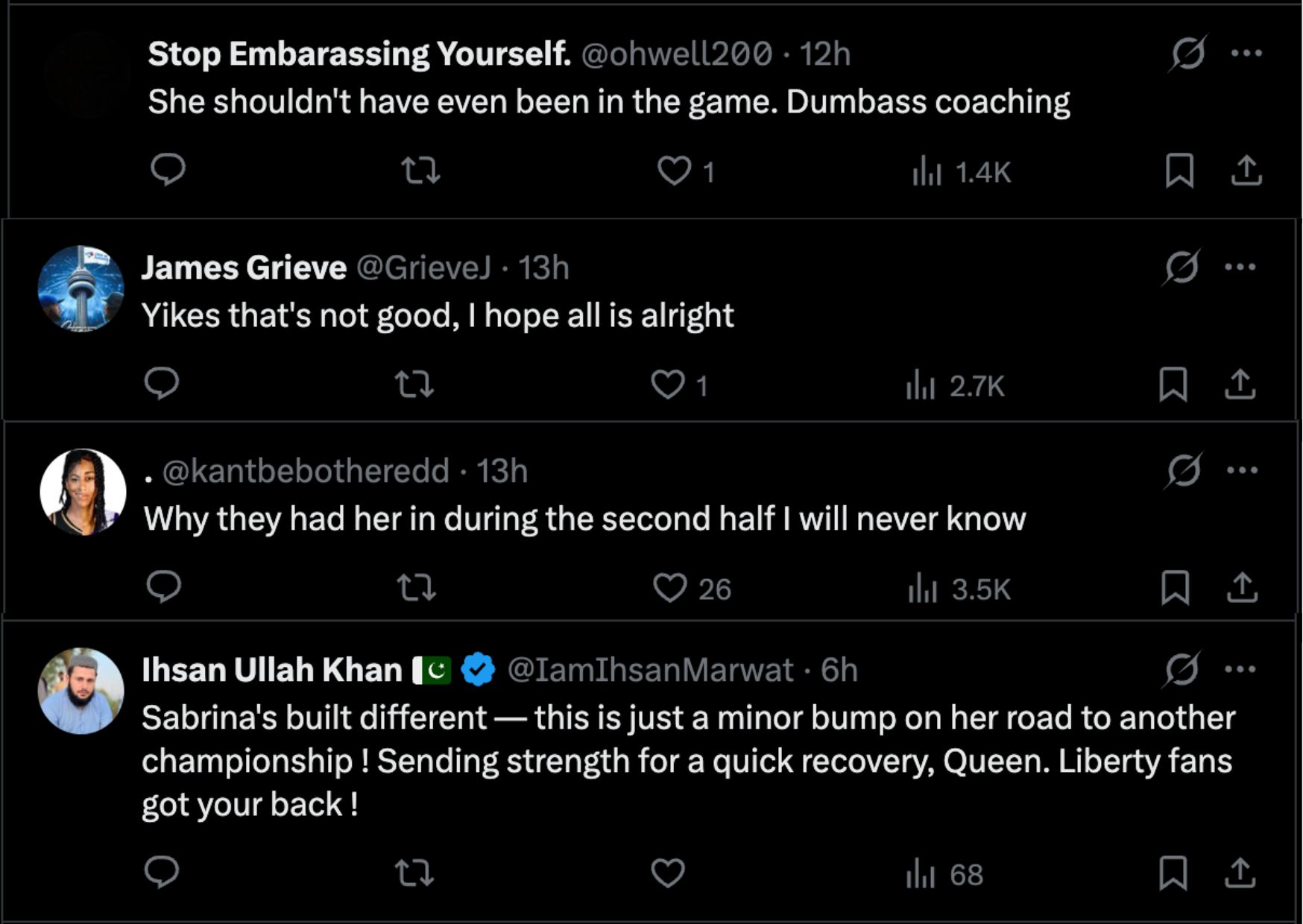 "Dumb Coaching Right There": Liberty Fans Blame HC For Sabrina Ionescu's Concerning Ankle Injury Days Before Opening Night 
