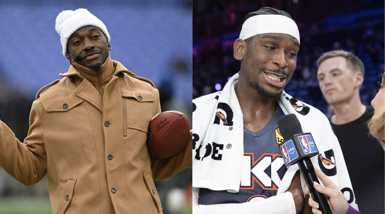 Robert Griffin left, Shai Gilgeous-Alexander right. Image Credits: IMAGN