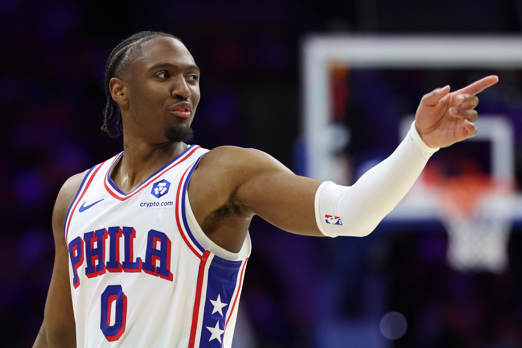 Philadelphia 76ers guard Tyrese Maxey - Source: Imagn