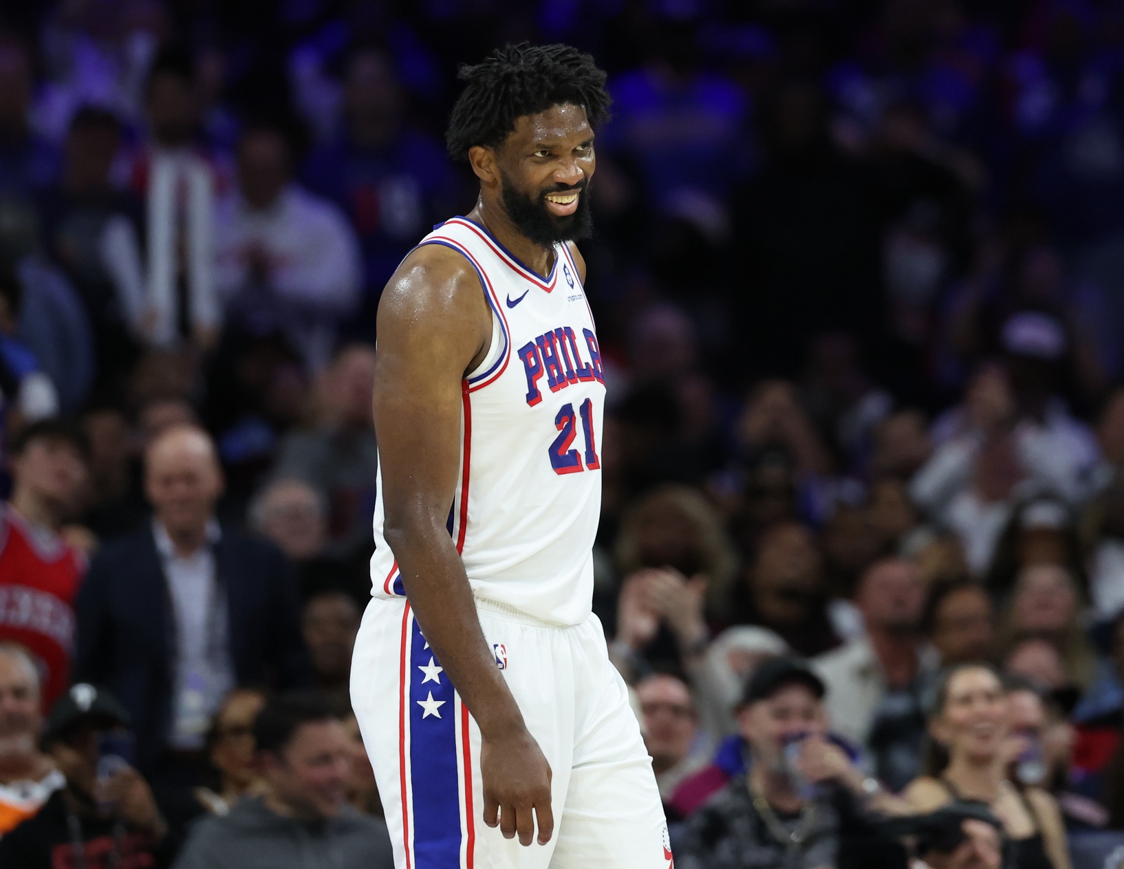 Joel Embiid of the Philadelphia 76ers - Source: Imagn