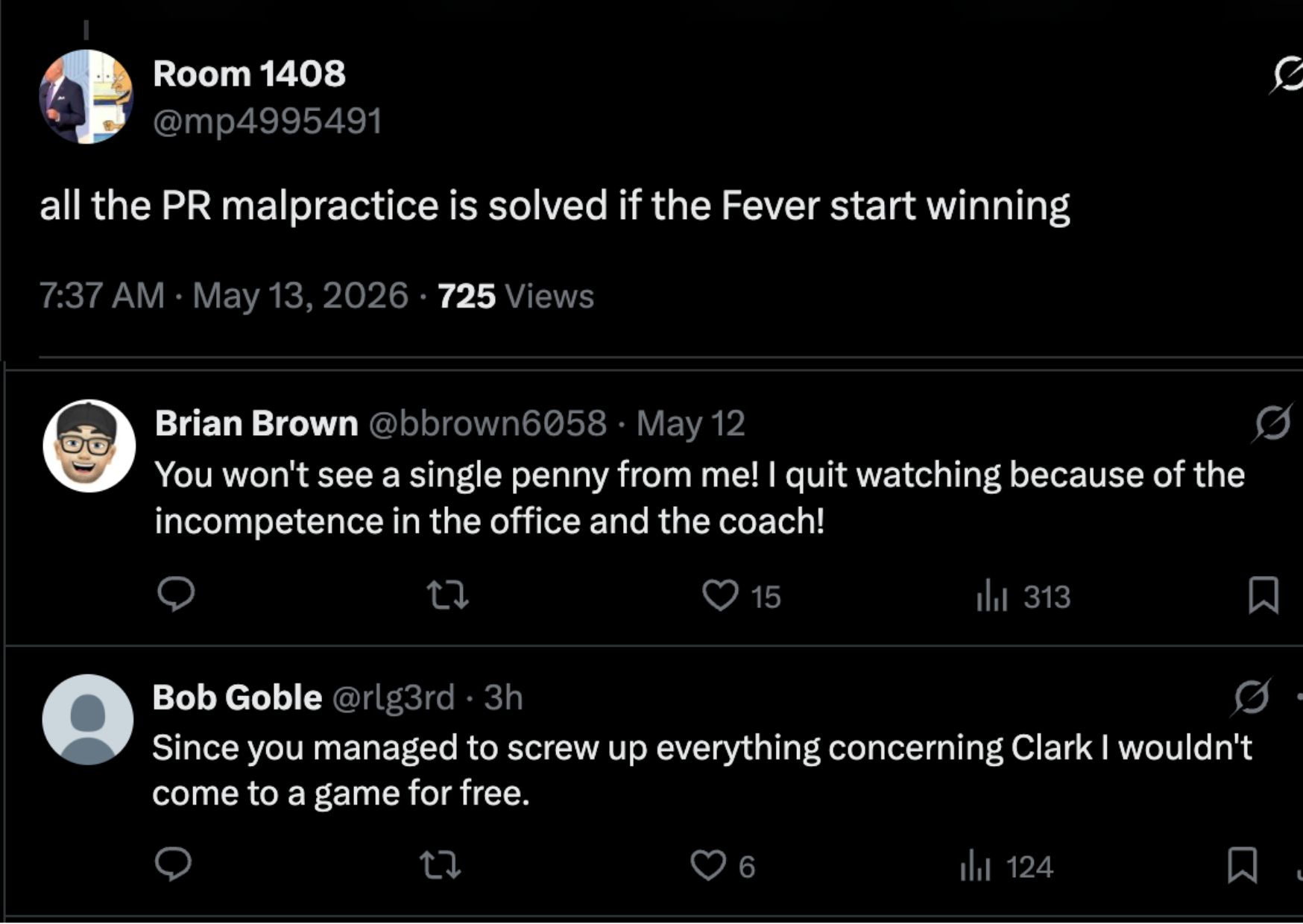 Indiana Fever Branded &ldquo;Incompetent&rdquo; by Frustrated Fans for Turning Caitlin Clark Hype Into Pricing Disaster