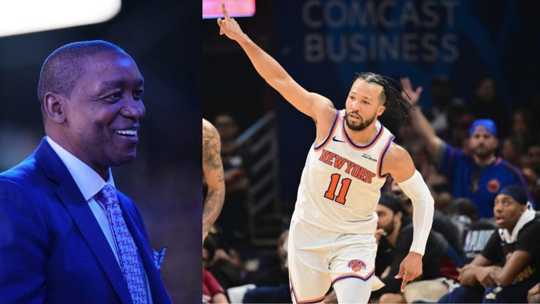 Isiah Thomas and Jalen Brunson - Source: Imagn Images