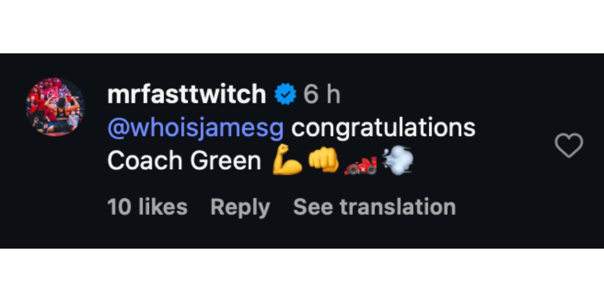Ferrari's comment on Green's role (Image via Instagram/ @hokieswrestling)