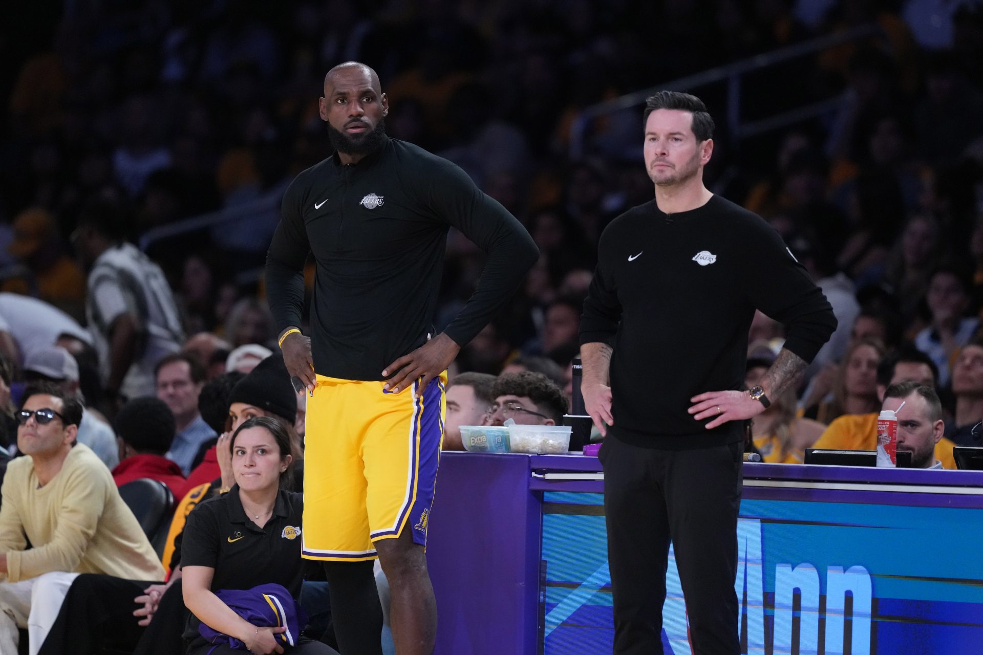 LeBron James and JJ Redick - Source: Imagn