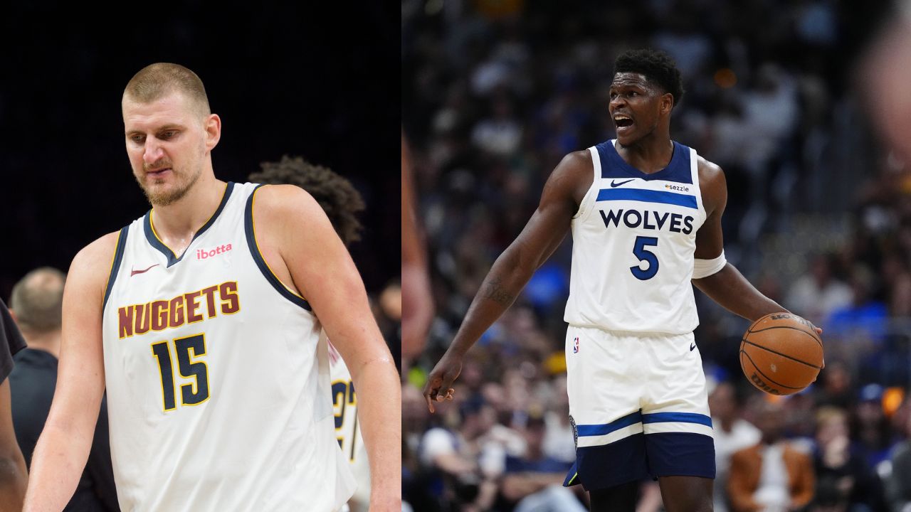 Nikola Jokic and Anthony Edwards - Source: Imagn Images