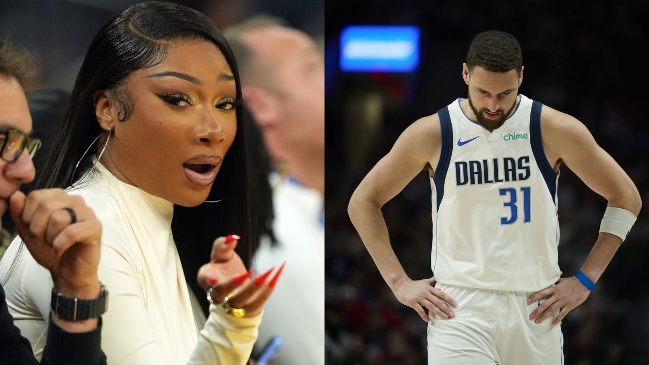 Megan Thee Stallion and Klay Thompson - Source: Imagn Images