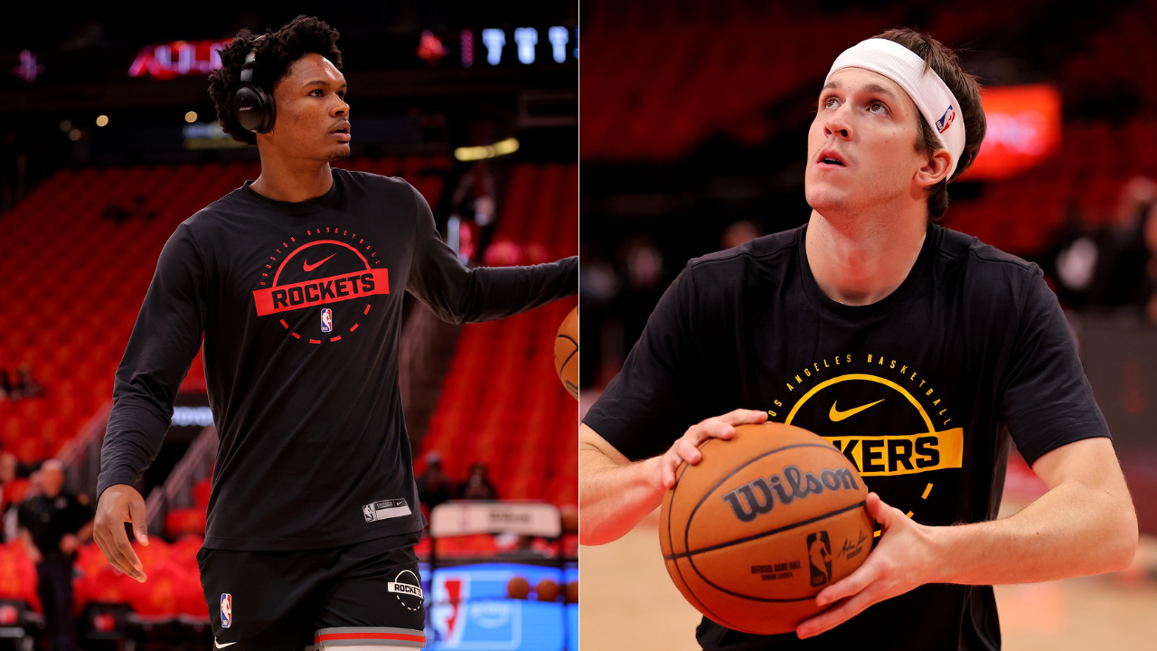 Lakers Fans Irate After Amen Thompson Throws Austin Reaves To The Ground Causing Potential Injury Concern - Source: Imagn Images
