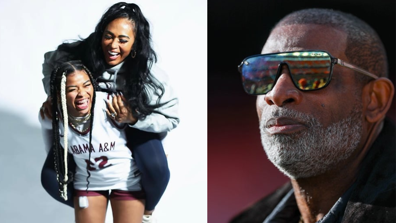 LOOK: Deion Sanders’ Ex Pilar Sanders Poses in Pink Bikini While ‘Twinning’ With Daughter Shelomi on a Boat Trip - Source: Imagn, Instagram/@pilarsanders