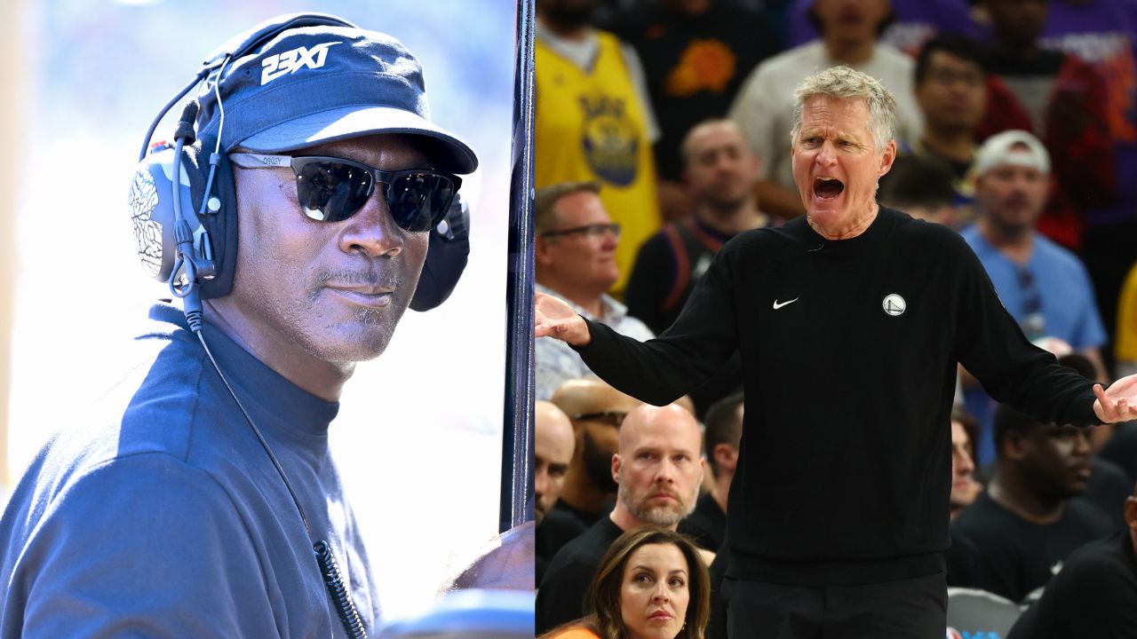 Michael Jordan and Steve Kerr - Source: Imagn Images
