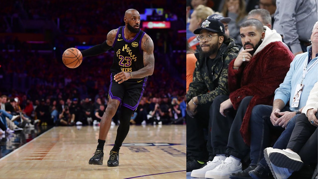 LeBron James and Drake - Source: Imagn Images
