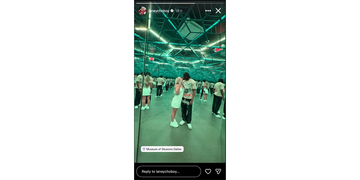 Choboy's story with her boyfriend | (Image via Instagram/ @laneychoboy)