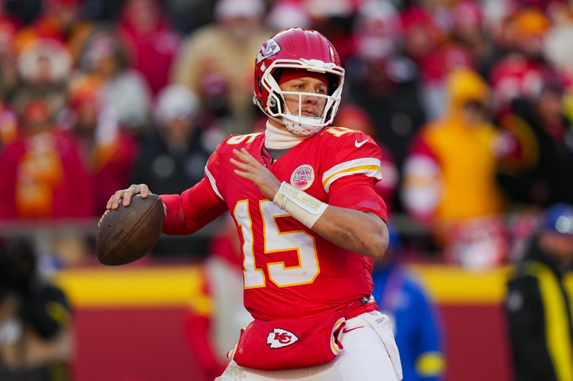 Patrick Mahomes - Kansas City Chiefs vs. Los Angeles Chargers - Source: Imagn