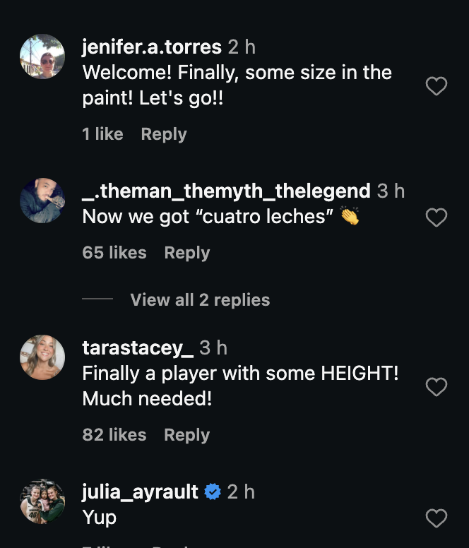 &ldquo;Now We Got Cuatro Leches&rdquo;: Indiana Fever Fans Turn Up the Hype After Grace VanSlooten Signing