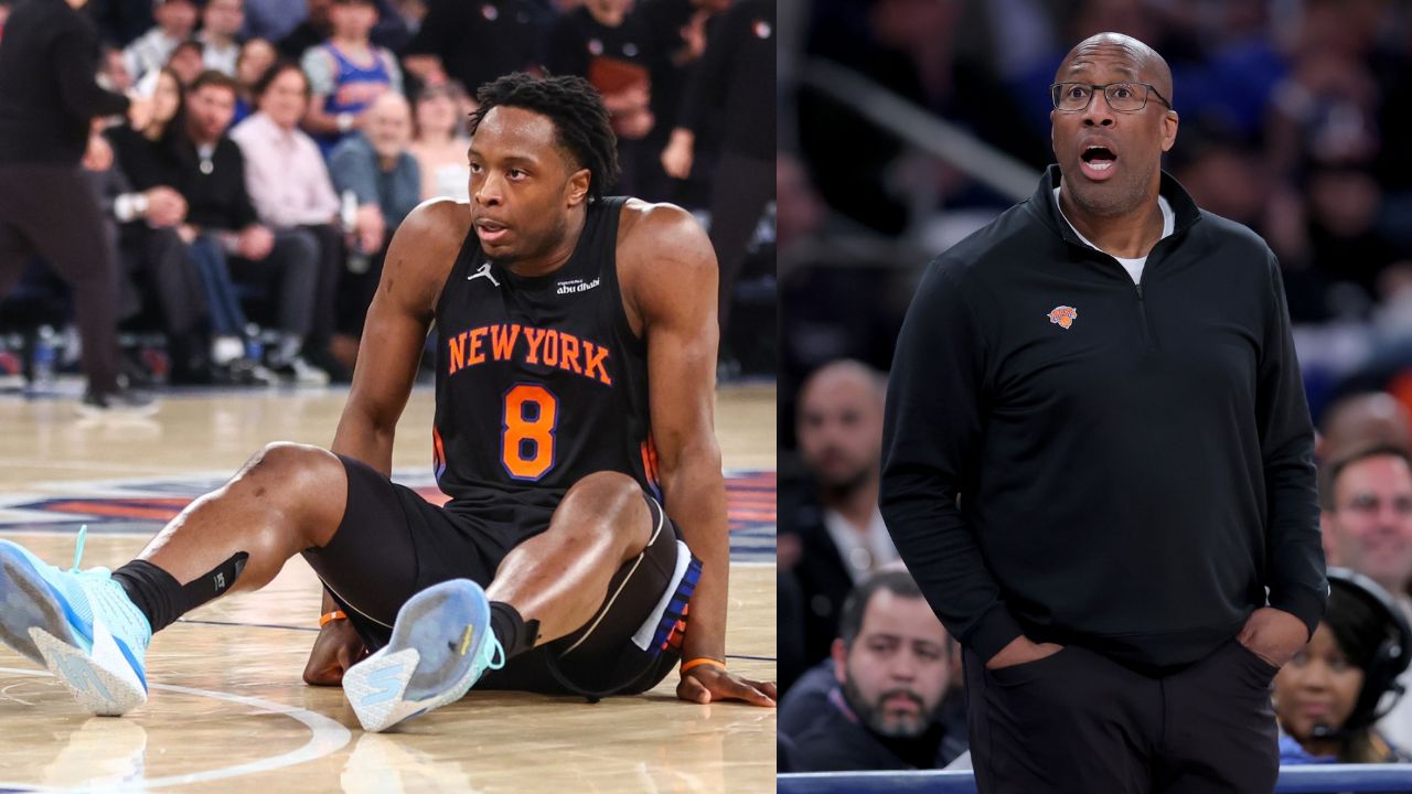 OG Anunoby and Mike Brown - Source: Imagn Images