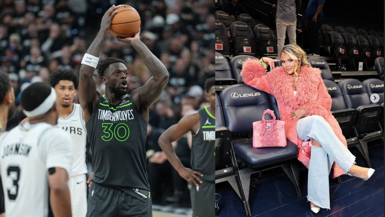 Julius Randle - Source: Imagn Images and Kendra Randle (Image via Instagram/@kendrarandle_)