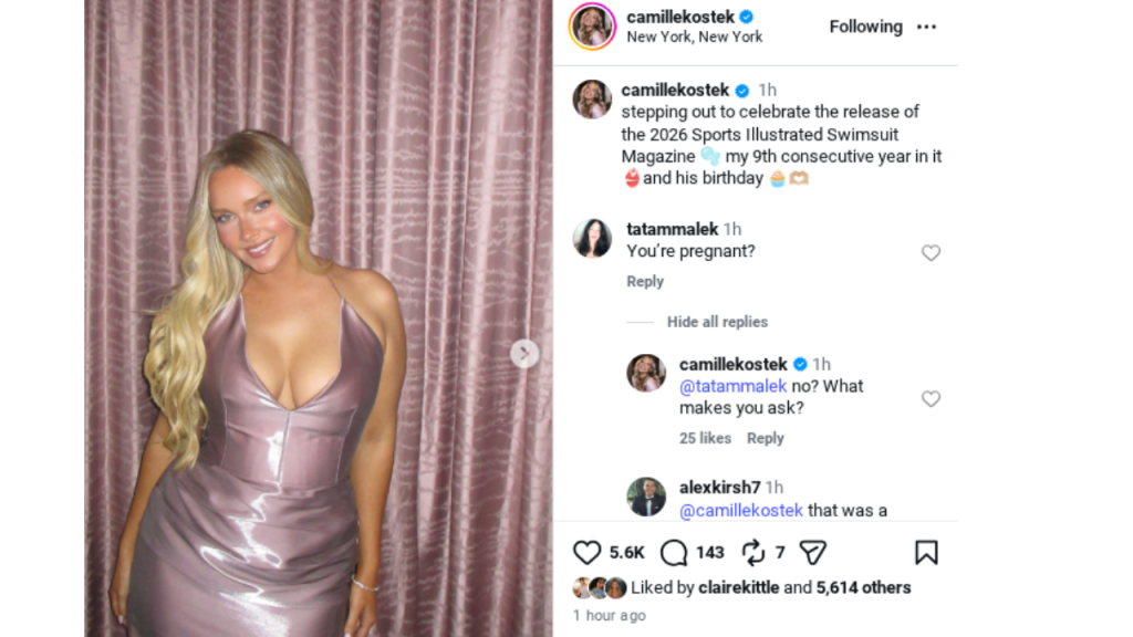 Source: Image via Instagram/@camillekostek