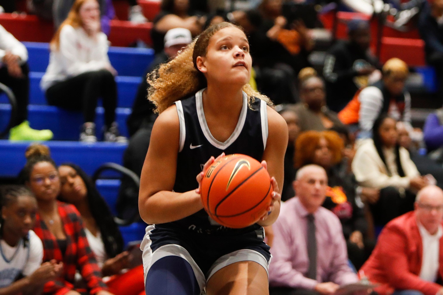Sierra Canyonâ€™s Jerzy Robinson (5) shoots the ball during the game between Bartlett High School and Sierra Canyon School in the 901 Tournament of Champions at Bartlett High School
Source: Imagn