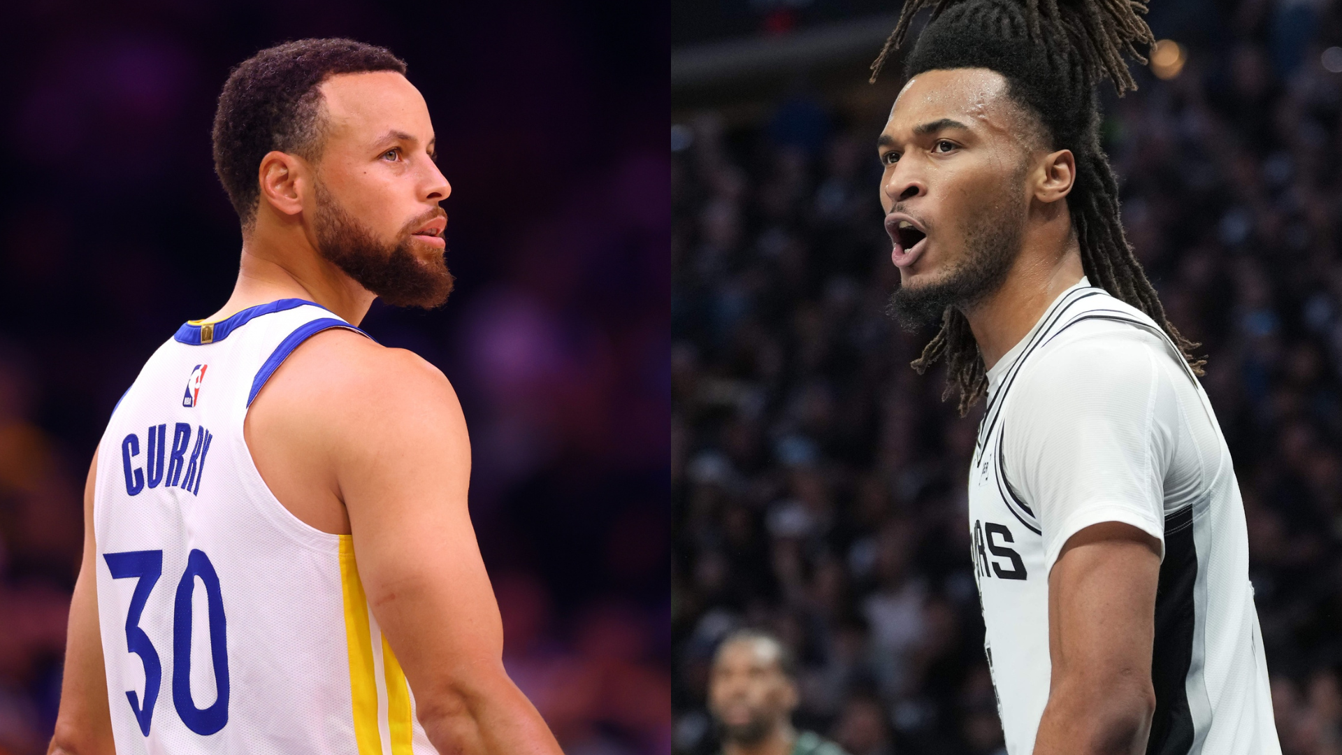 Steph Curry and Stephon Castle - Source: Imagn