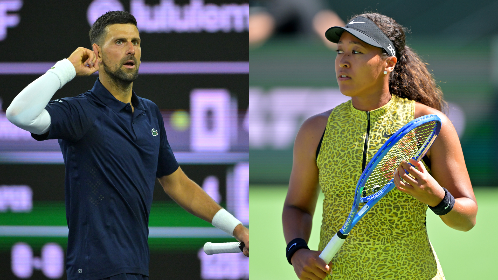 Tennis picks and best bets of the day feat Novak Djokovic (L) Naomi Osaka, and more | Source: Imagn