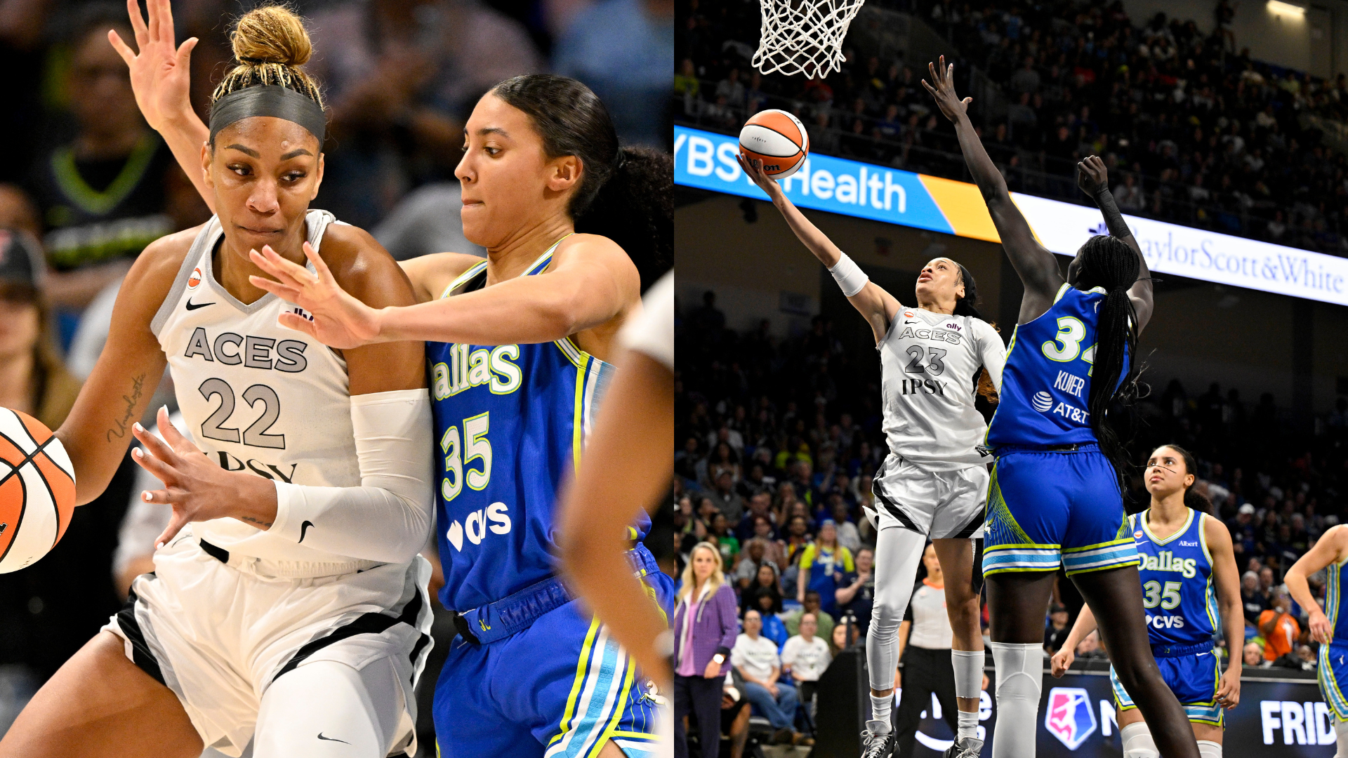 A'ja Wilson, Azzi Fudd, Chennedy Carter - Source: Imagn