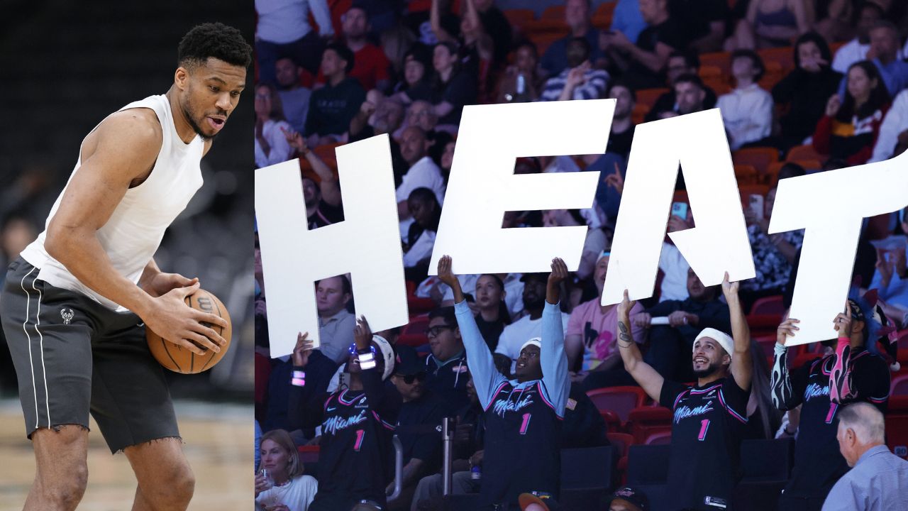 Giannis Antetokounmpo and Miami Heat - Source: Imagn Images