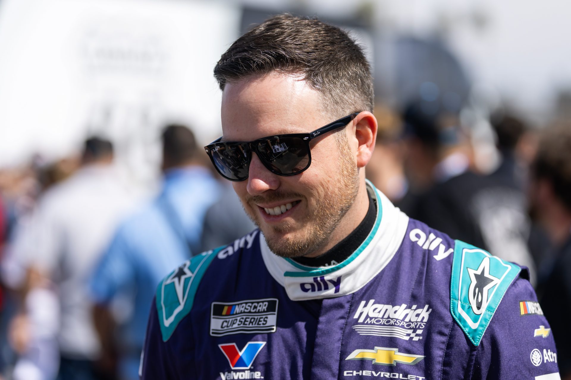 NASCAR Cup Series driver Alex Bowman (48) during the 68th running of the Daytona 500 at Daytona International Speedway.