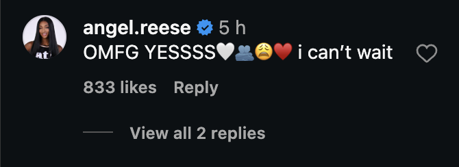 Angel Reese Couldn't Hide Her Excitement After Serena and Venus Williams Running It Back At Wimbledon