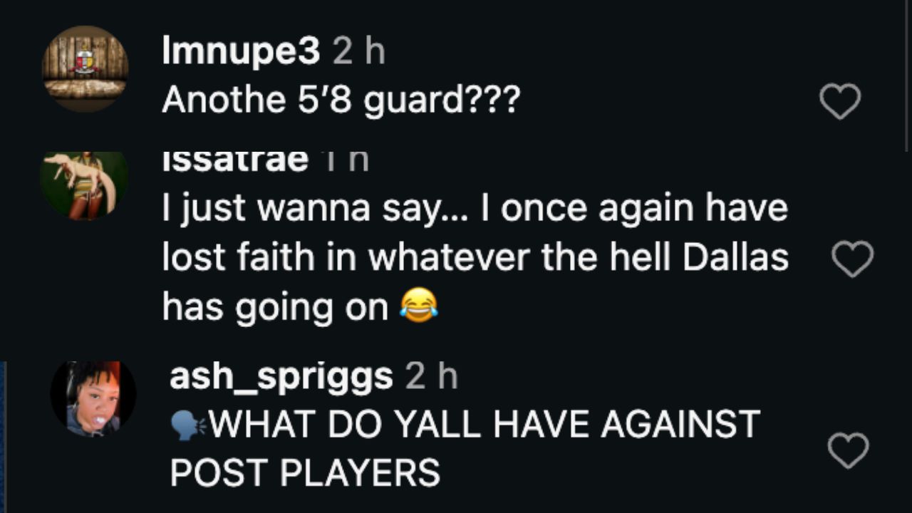 "Another 5'8 guard??" - Fans Erupt As Wings Signs Undersized Guard As Paige Bueckers Backup Despite Desperate Need For Interior Big