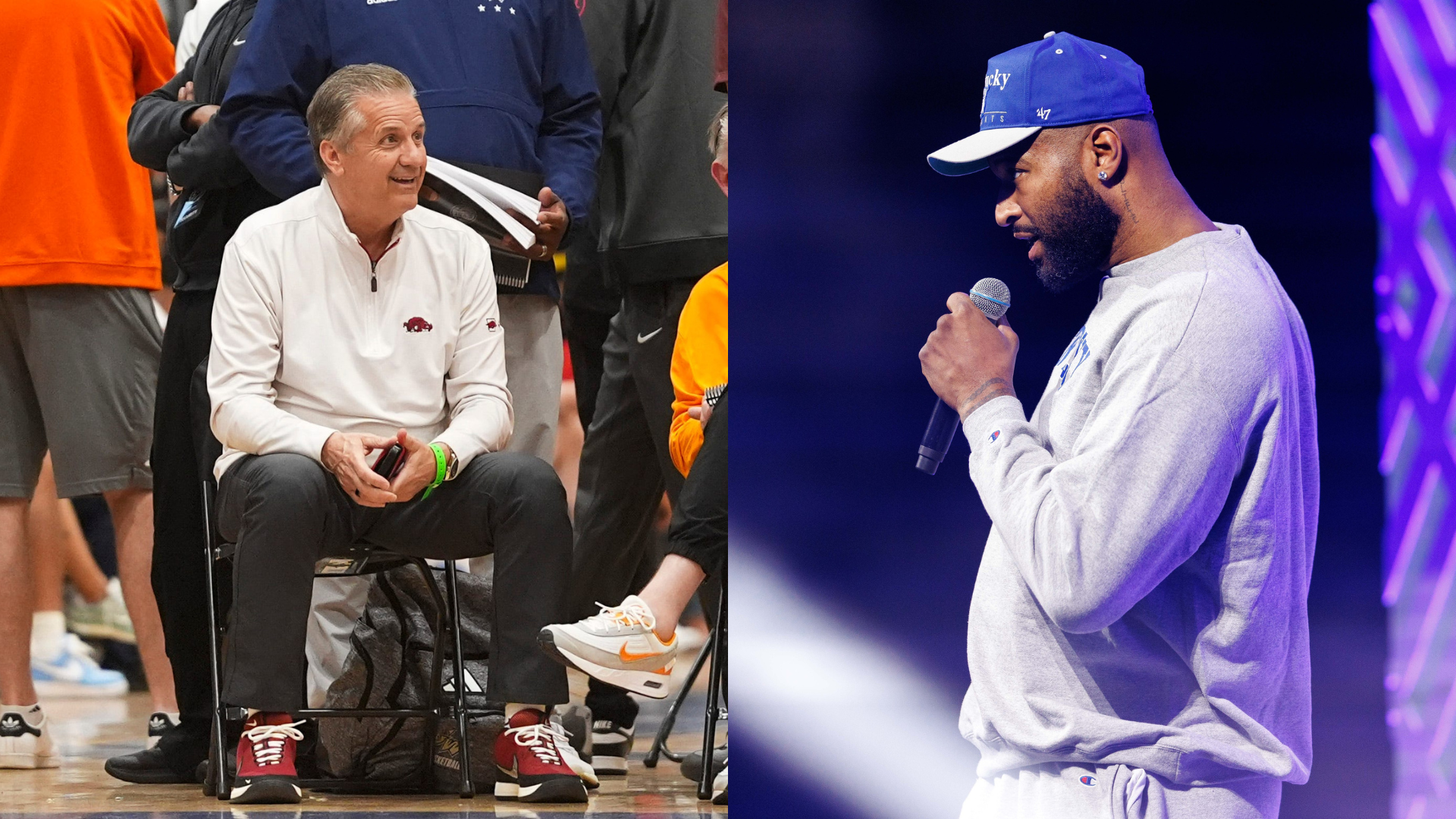John Calipari and DeMarcus Cousins. - Source: Imagn