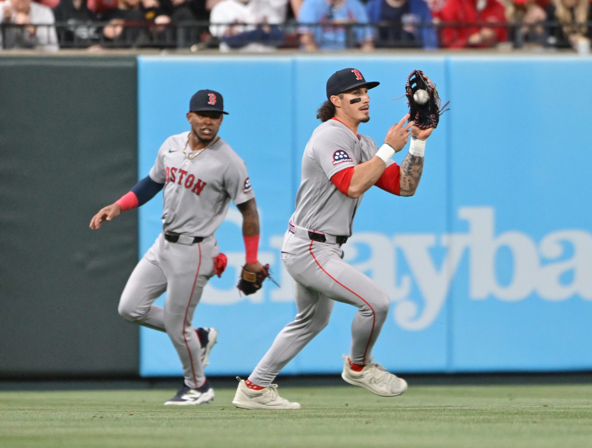 Jarren Duran & Ceddanne Rafaela - Boston Red Sox | Source: Imagn