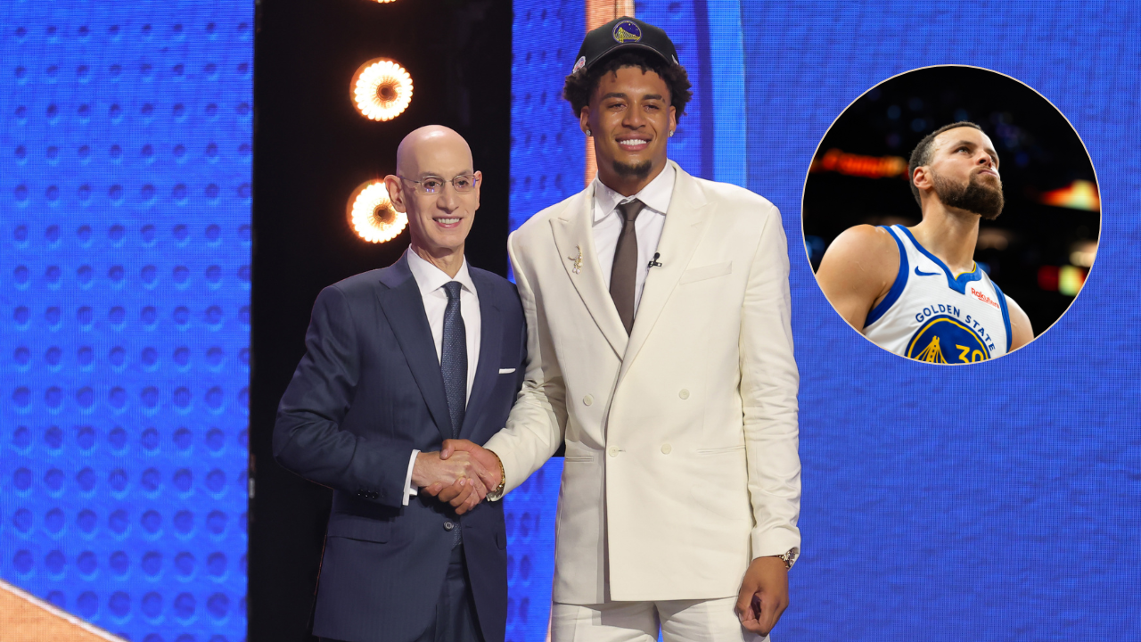 Yaxel Lendeborg, Steph Curry - Image Source: Imagn Images
