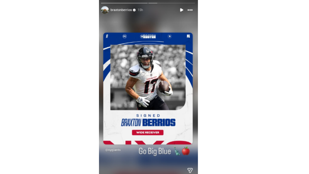 Source: Instagram/@BraxtonBerrios