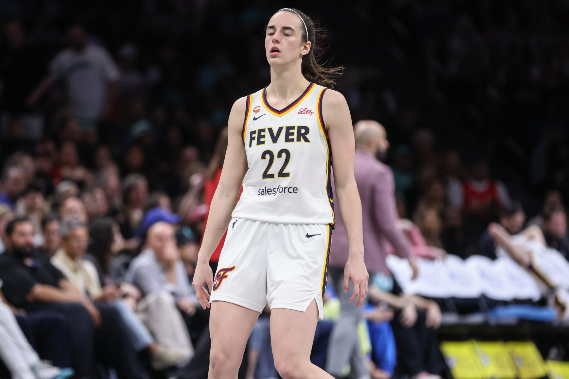 Caitlin Clark Takes Ownership for Mistakes After Tough Fever Loss to Liberty -Source: Imagn Images