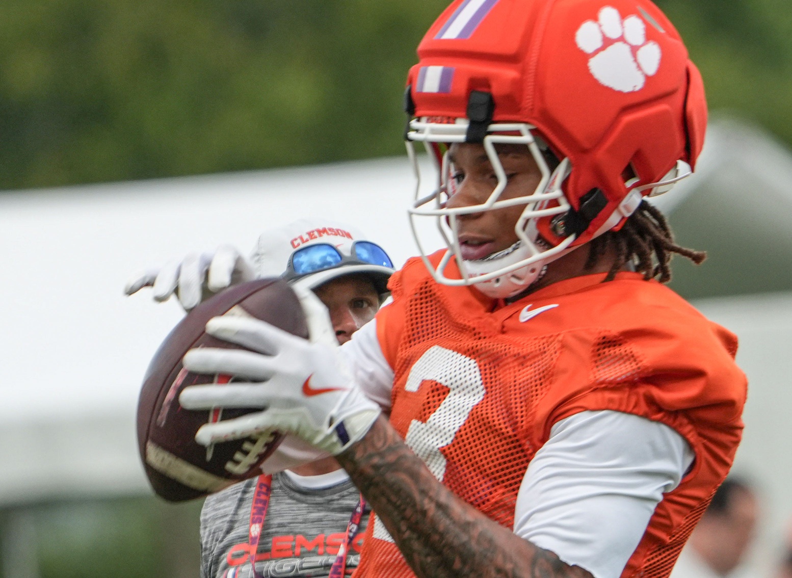 Tristan Smith - Clemson Football 2025 Practice - Source: Imagn